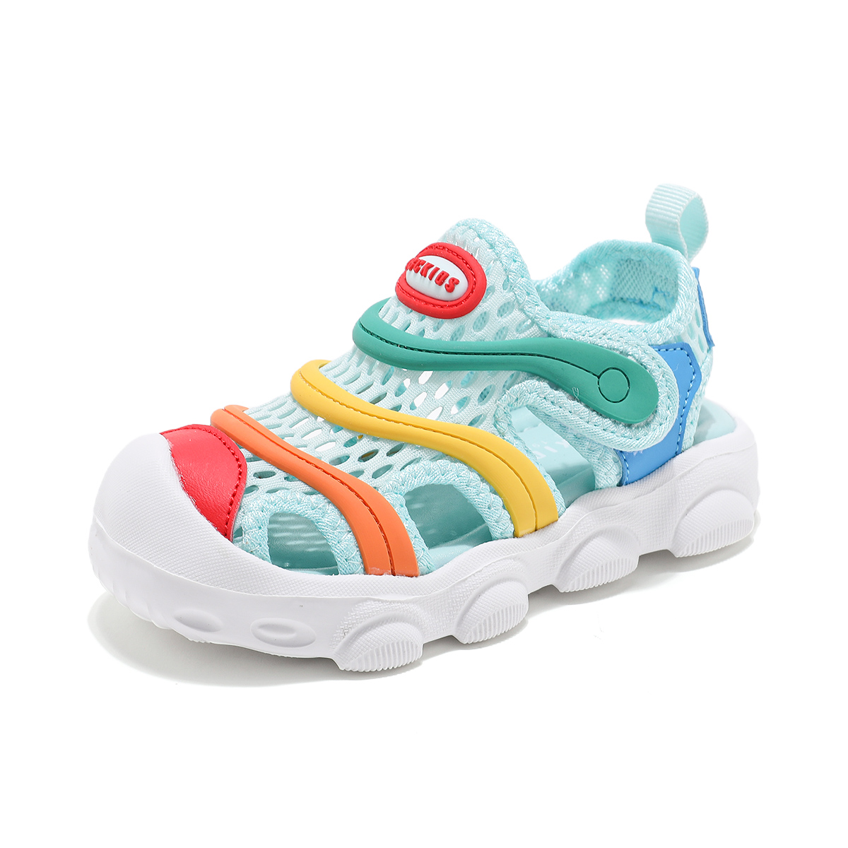 Легкие, противоскользящие, противоударные, амортизирующие детские сандалии для детей от 3 до 7 лет ABC KIDS, мультиколор/зеленый
Легкие, противоскользящие, противоударные, амортизирующие детские сандалии для детей от 3 до 7 лет ABC KIDS, мультиколор/зеленый