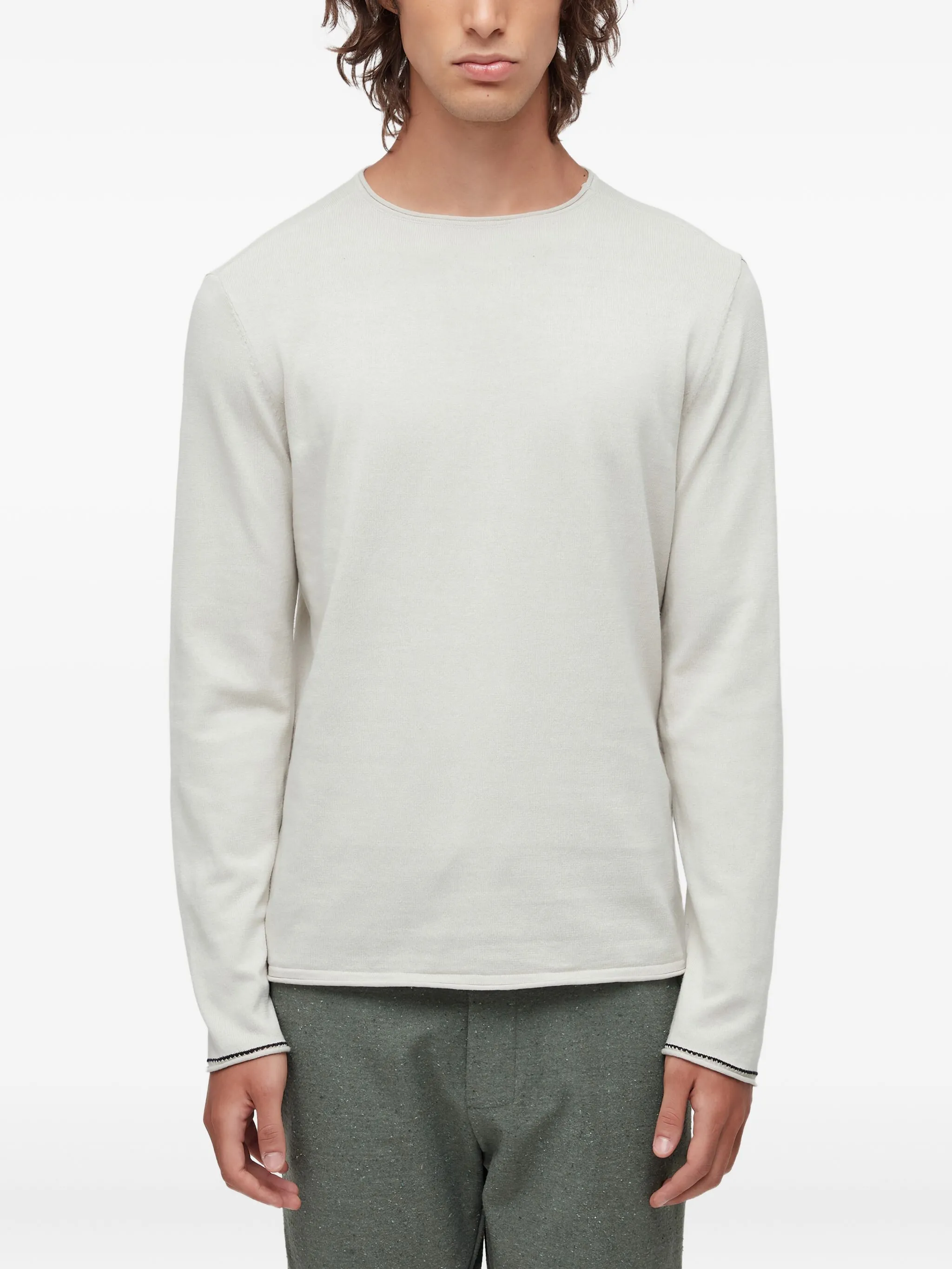 Свитер с круглым вырезом Osklen, белый
Свитер с круглым вырезом Osklen, белый