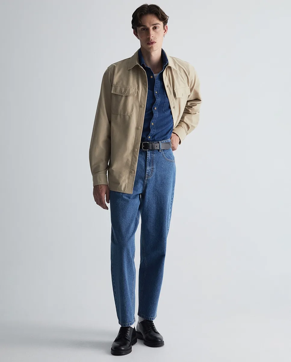 Выстиранная рубашка Sfera, бежевый
Выстиранная рубашка Sfera, бежевый