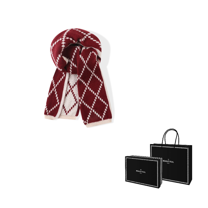 Шарф JW Polyester Knit Unisex J W, красный бежевый
Шарф JW Polyester Knit Unisex J W, красный бежевый