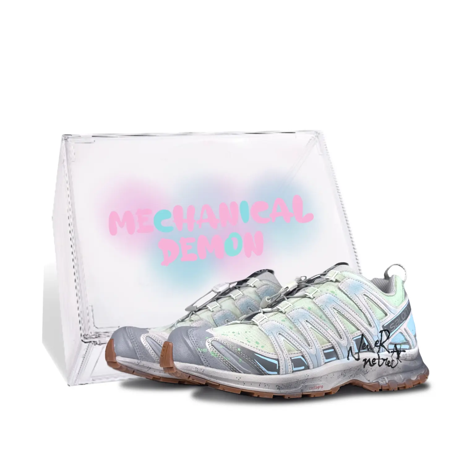 SALOMON Кроссовки для альпинизма и походов XA PRO 3D Plan To Explode, Glacier, низкие, устойчивые к истиранию, унисекс, сине-зеленые
SALOMON Кроссовки для альпинизма и походов XA PRO 3D Plan To Explode, Glacier, низкие, устойчивые к истиранию, унисекс, сине-зеленые