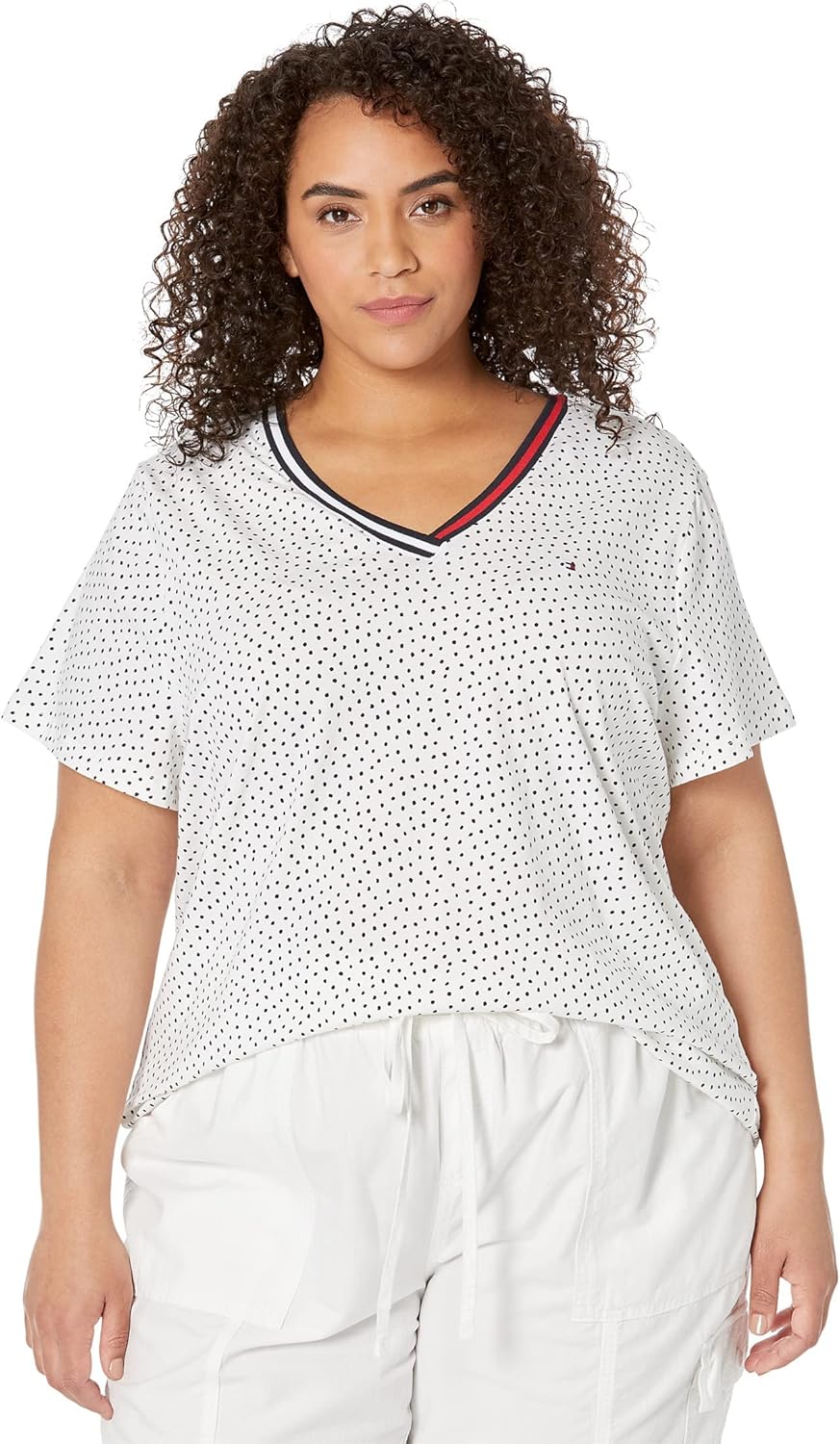 Футболка Tommy Hilfiger Plus Size с короткими рукавами и V-образным вырезом, Bright White, Белый, Футболка Tommy Hilfiger Plus Size с короткими рукавами и V-образным вырезом, Bright White
Футболка Tommy Hilfiger Plus Size с короткими рукавами и V-образным вырезом, Bright White, Белый, Футболка Tommy Hilfiger Plus Size с короткими рукавами и V-образным вырезом, Bright White