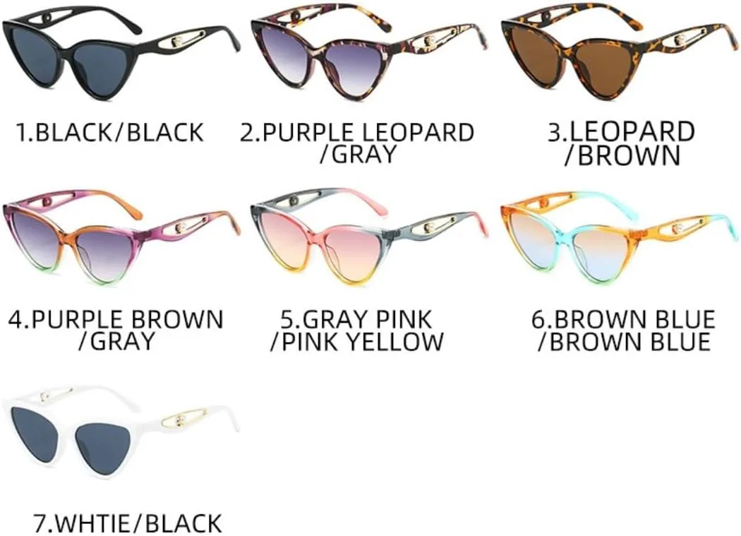 Роскошные многоцветные градиентные женские солнцезащитные очки «кошачий глаз» с жемчужной отделкой, модные мужские солнцезащитные очки UV400 VVTWSSW, Brown Blue
Роскошные многоцветные градиентные женские солнцезащитные очки «кошачий глаз» с жемчужной отделкой, модные мужские солнцезащитные очки UV400 VVTWSSW, Brown Blue