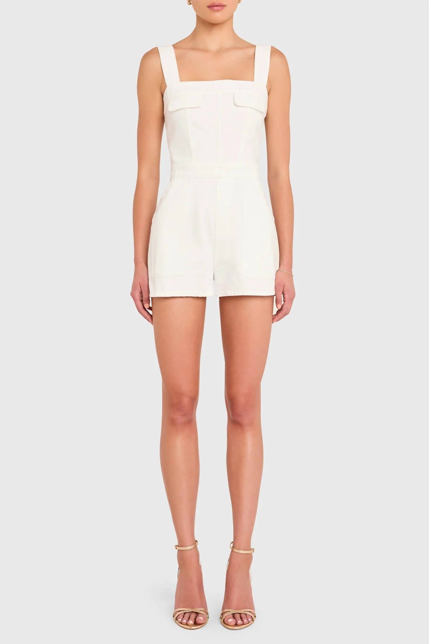 Фрида Комбинезон в белом Amanda Uprichard
Фрида Комбинезон в белом Amanda Uprichard