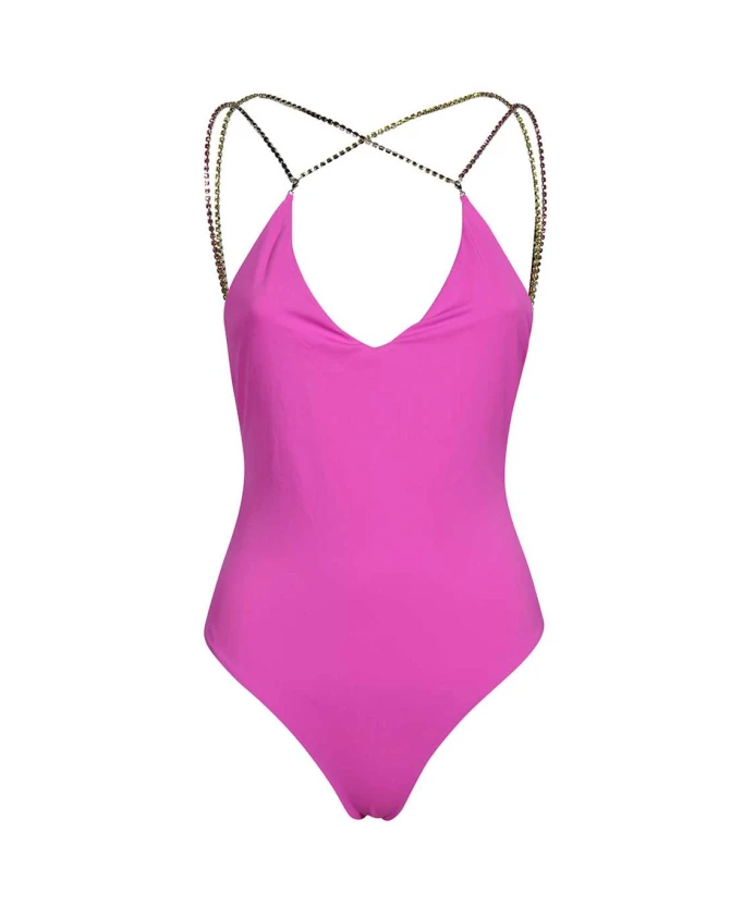 Слитный купальник со стразами Gcds, розовый
Слитный купальник со стразами Gcds, розовый