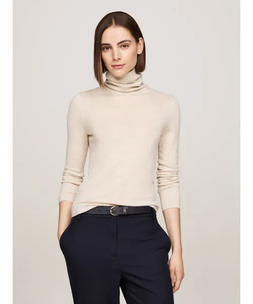 Шерстяная водолазка Slim fit Tommy Hilfiger, бежевый
Шерстяная водолазка Slim fit Tommy Hilfiger, бежевый