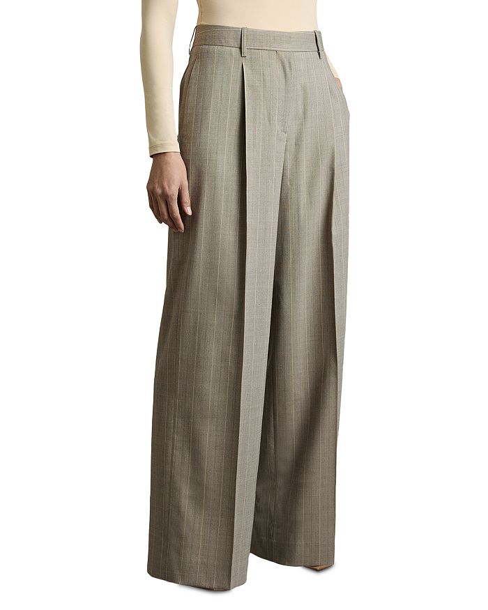 Таллула Брюки с широкими штанинами в полоску REISS, серый
Таллула Брюки с широкими штанинами в полоску REISS, серый