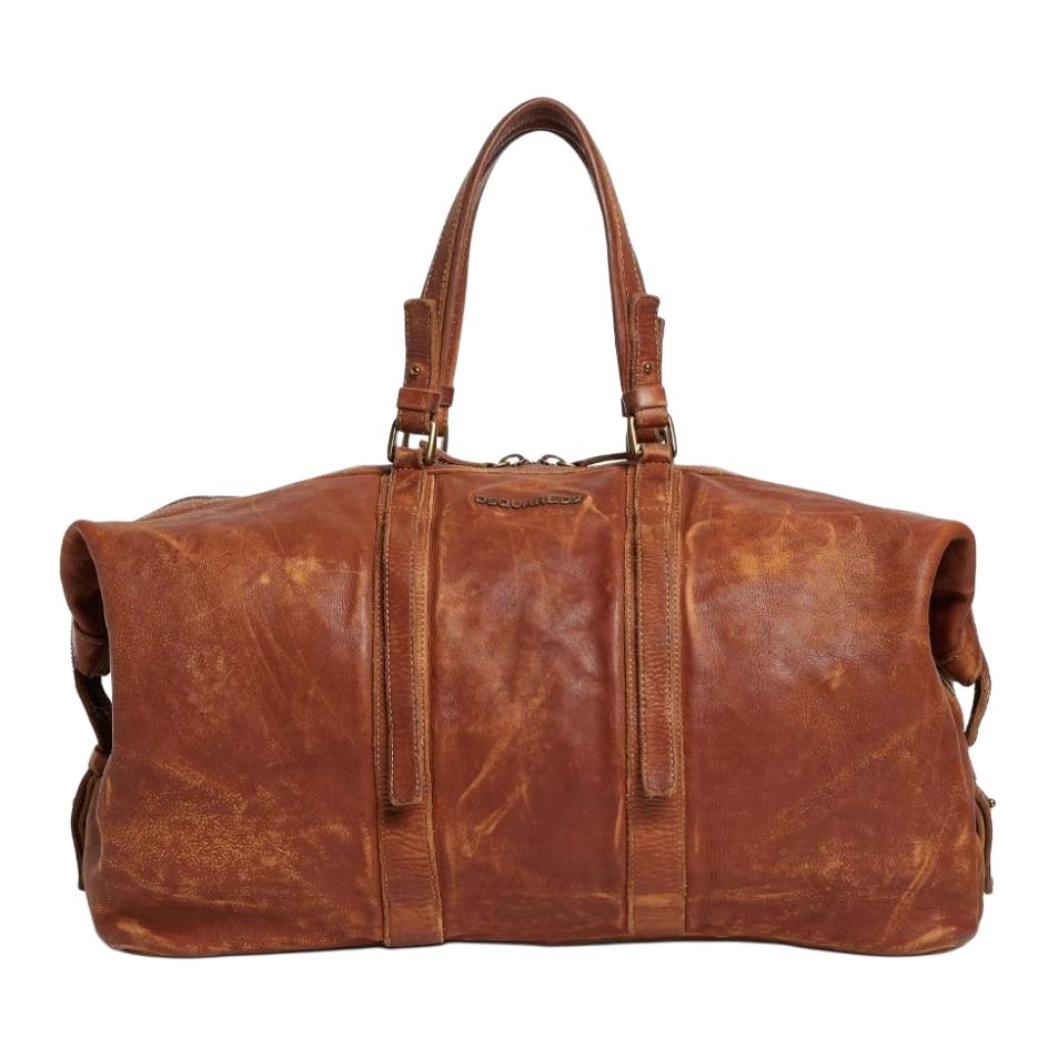 DSQUARED 2 DSQUARED2 Кожаная дорожная сумка с эффектом поношенности
DSQUARED 2 DSQUARED2 Кожаная дорожная сумка с эффектом поношенности