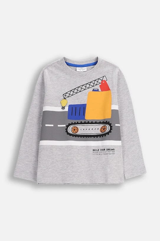 Детская хлопковая кофта с длинным рукавом Coccodrillo, серый
Детская хлопковая кофта с длинным рукавом Coccodrillo, серый