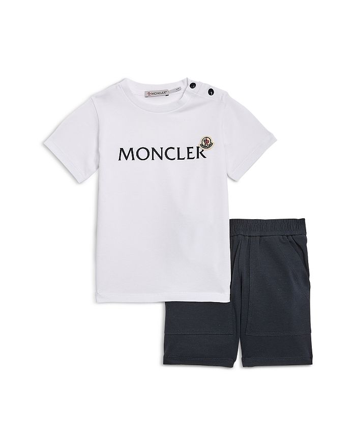 Детский комплект: футболка и шорты - Baby, Little Kid, Little Kid Moncler, белый
Детский комплект: футболка и шорты - Baby, Little Kid, Little Kid Moncler, белый