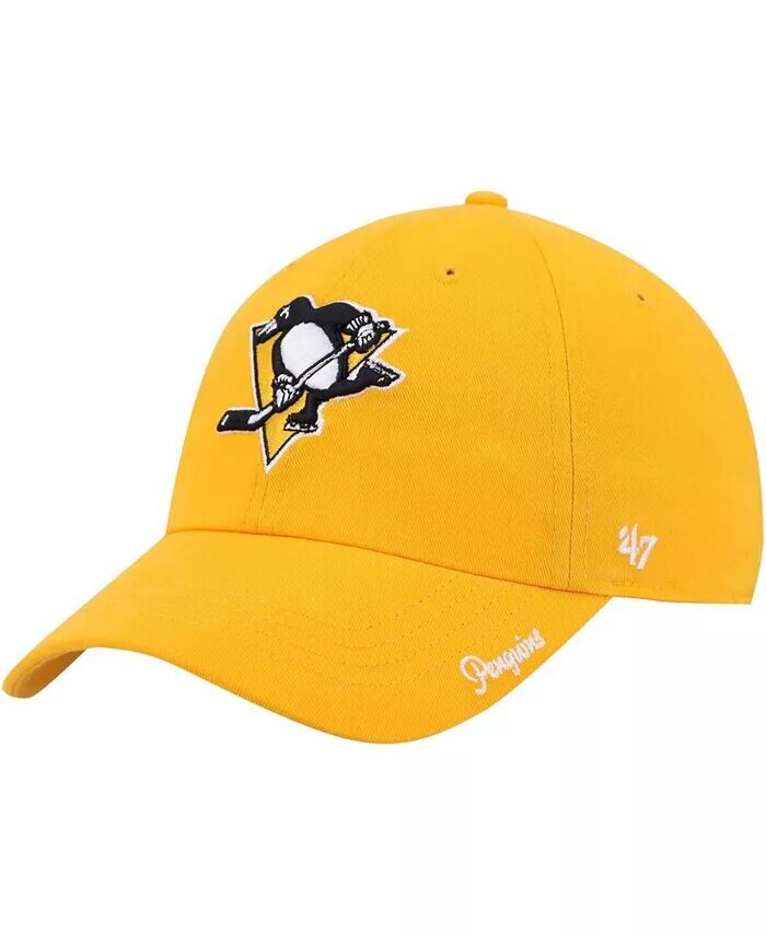 Женская золотая регулируемая шапка Pittsburgh Penguins Team Miata Clean Up '47 Brand, золотой
Женская золотая регулируемая шапка Pittsburgh Penguins Team Miata Clean Up '47 Brand, золотой