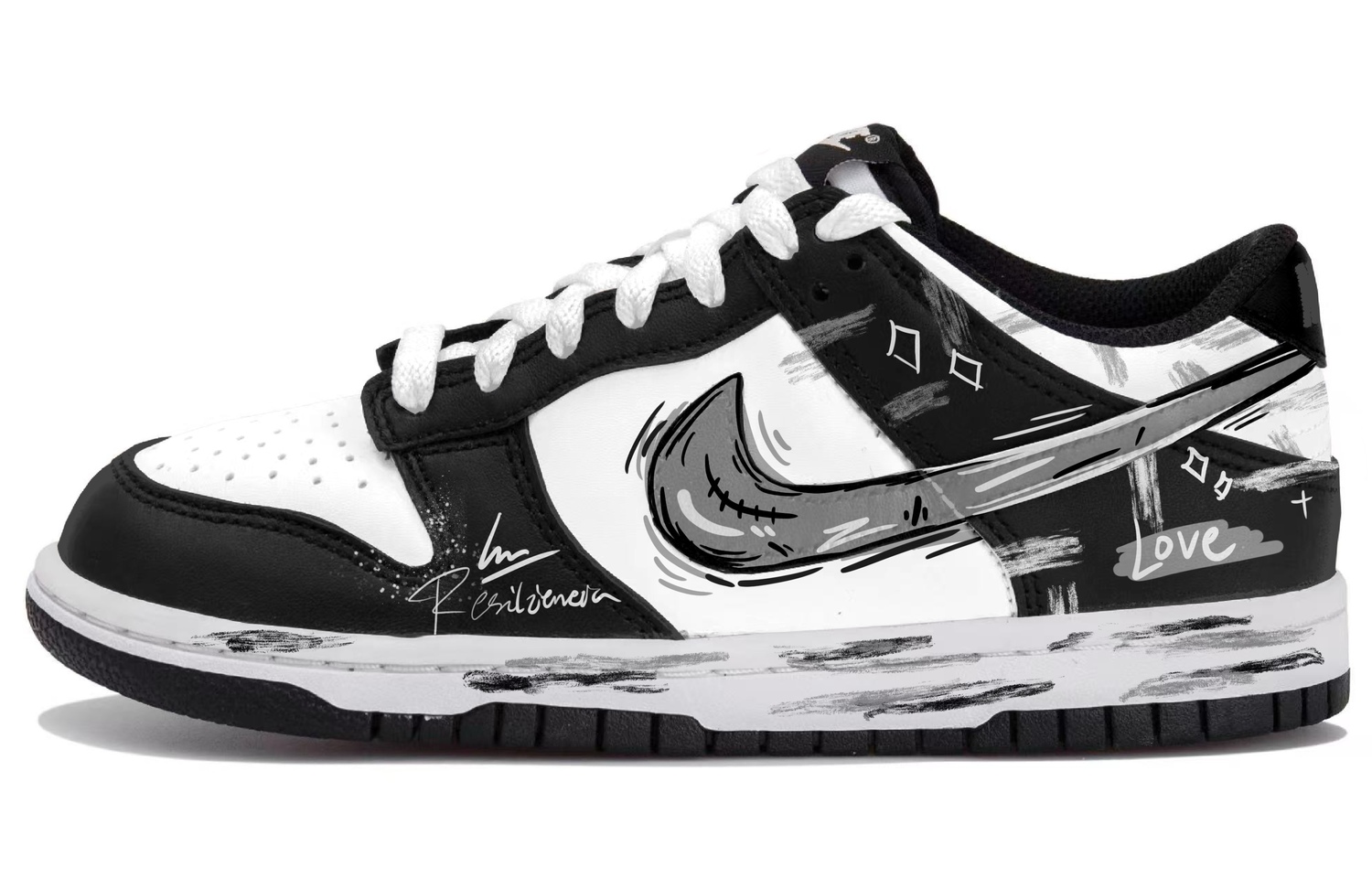 Nike Кроссовки Dunk Low Skateboard черно-серые для подростков
Nike Кроссовки Dunk Low Skateboard черно-серые для подростков