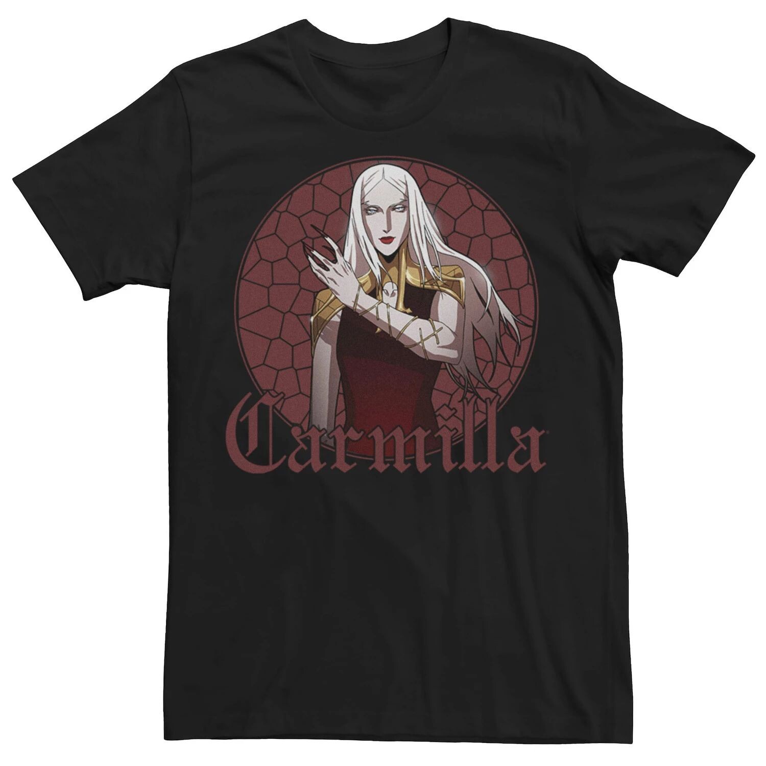 Мужская футболка с портретом Netflix Castlevania Carmilla Licensed Character
Мужская футболка с портретом Netflix Castlevania Carmilla Licensed Character