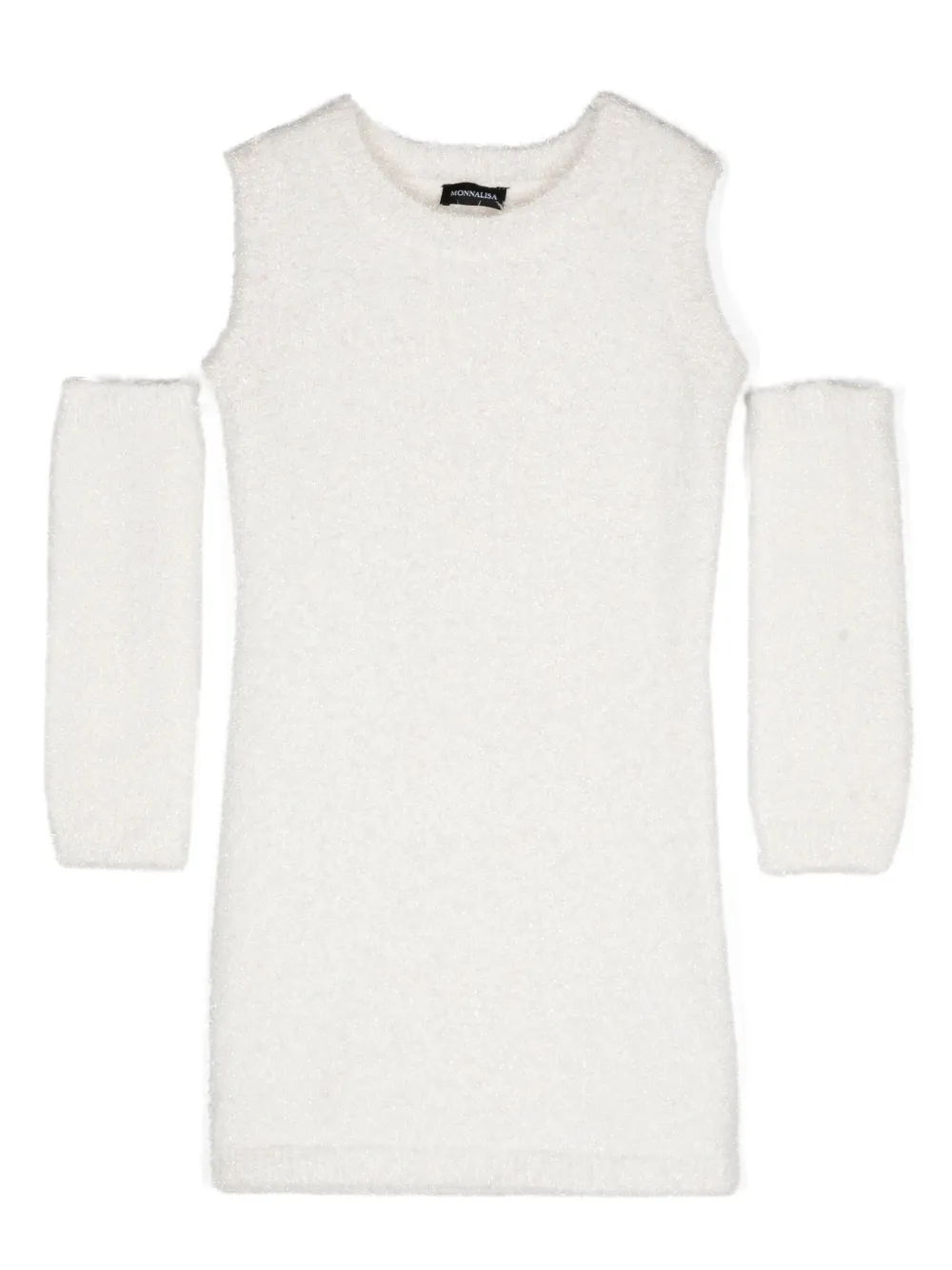 Платье мини с искусственным мехом Monnalisa, белый
Платье мини с искусственным мехом Monnalisa, белый