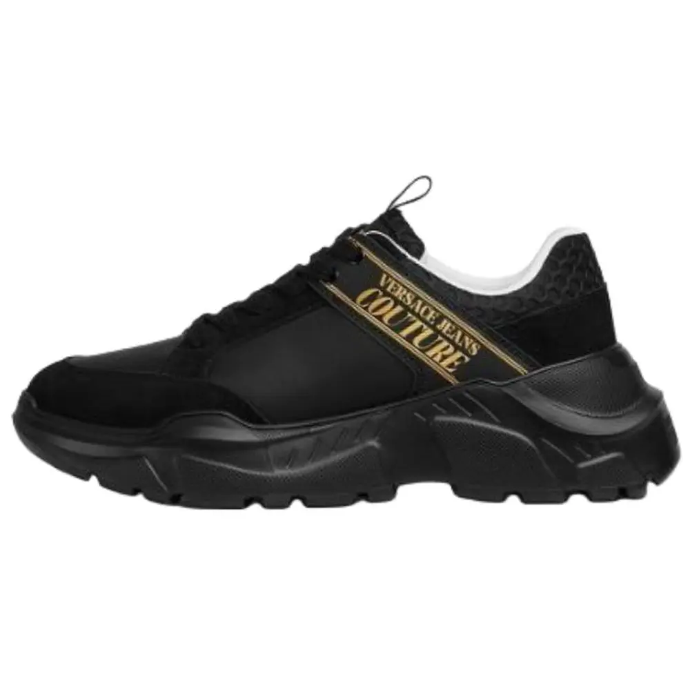 VERSACE JEANS COUTURE Кроссовки мужские низкие повседневные Cow Split Leather черные
VERSACE JEANS COUTURE Кроссовки мужские низкие повседневные Cow Split Leather черные