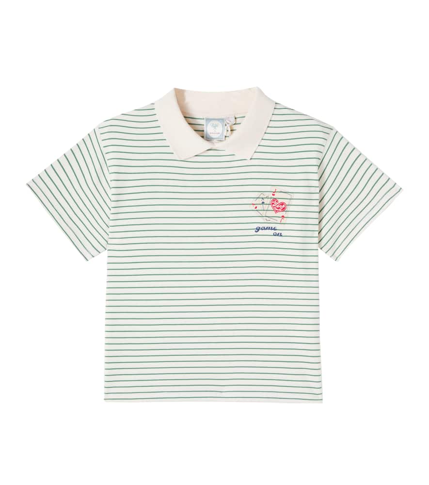 Поло из полосатого хлопкового джерси RHW Konges Sløjd, Terra Stripe
Поло из полосатого хлопкового джерси RHW Konges Sløjd, Terra Stripe