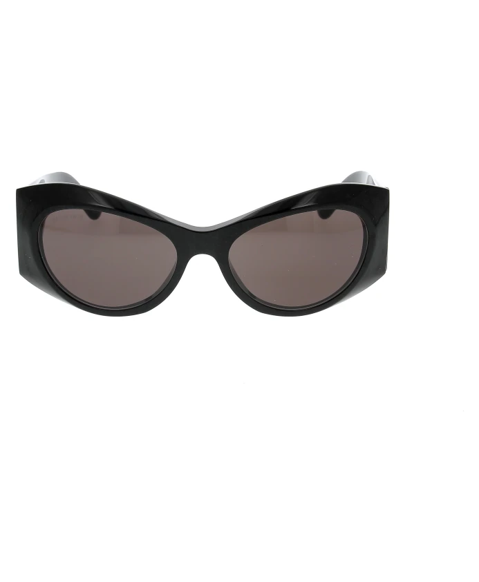 Стильные солнцезащитные очки для модного образа Balenciaga, черный
Стильные солнцезащитные очки для модного образа Balenciaga, черный