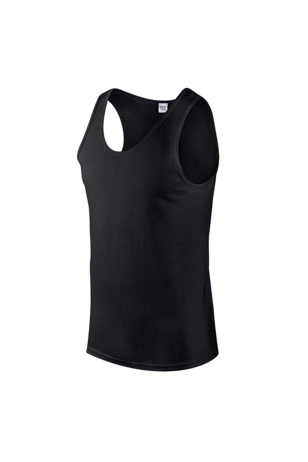 Простая майка Softstyle Gildan, черный
Простая майка Softstyle Gildan, черный