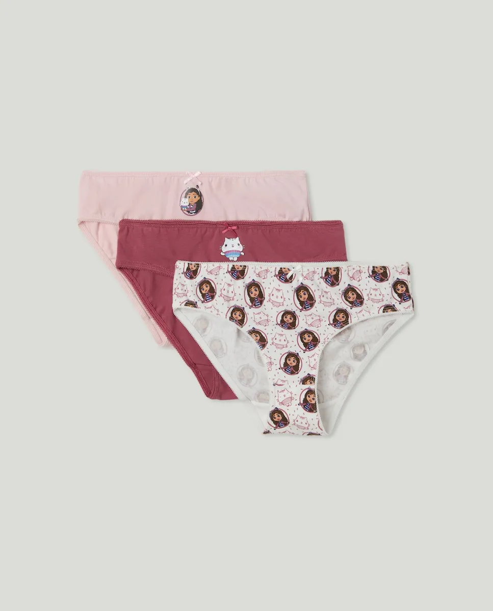 Набор из трех трусиков для девочек Gabby's Dollhouse Cotton Juice, темно-синий
Набор из трех трусиков для девочек Gabby's Dollhouse Cotton Juice, темно-синий