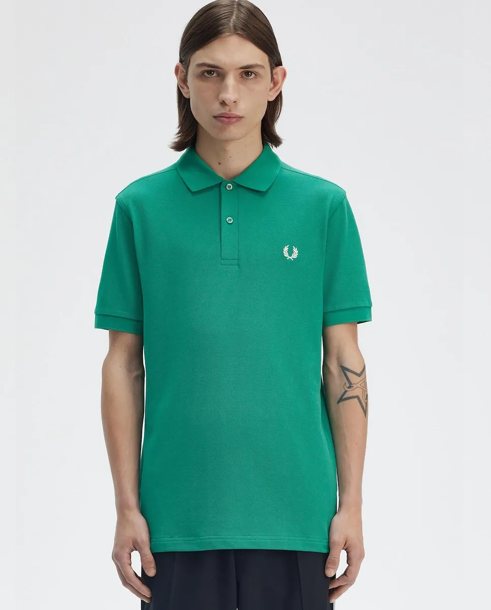 Мужская однотонная футболка поло из хлопкового пике с коротким рукавом Fred Perry, зеленый
Мужская однотонная футболка поло из хлопкового пике с коротким рукавом Fred Perry, зеленый