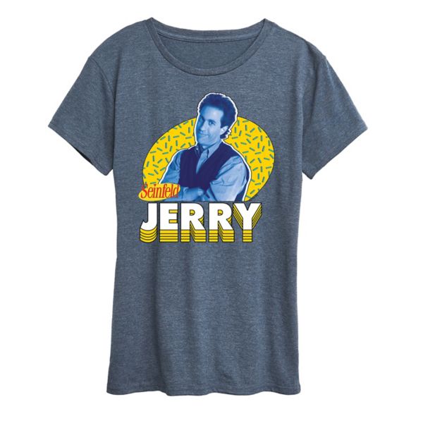 Женская футболка с принтом Сайнфелда Джерри Licensed Character, синий
Женская футболка с принтом Сайнфелда Джерри Licensed Character, синий