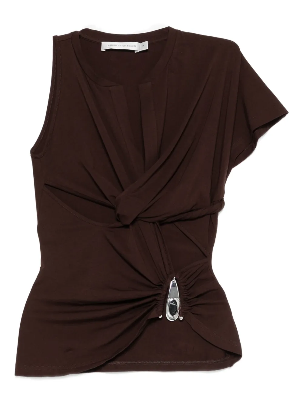 Топ с подвеской Christopher Esber, коричневый
Топ с подвеской Christopher Esber, коричневый
