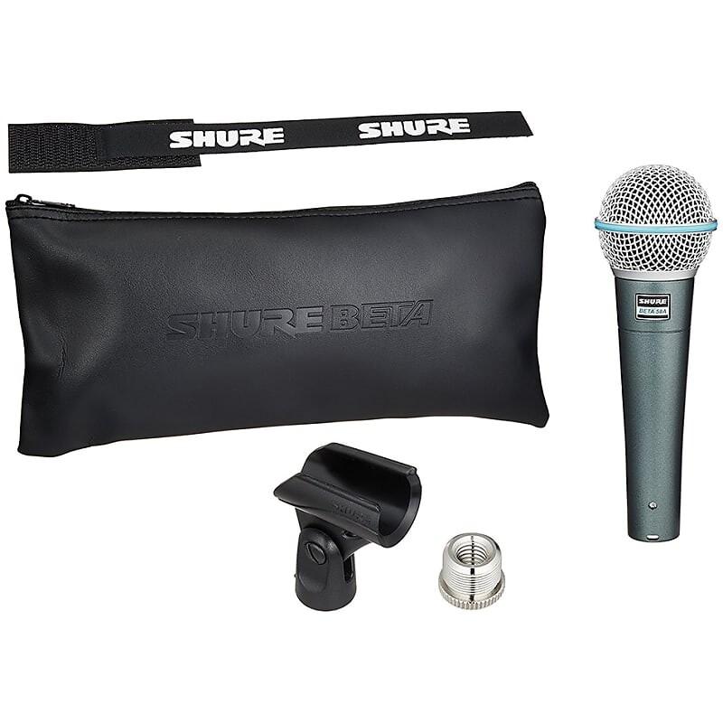 Динамический микрофон Shure BETA 58A Handheld Supercardioid Dynamic Microphone
Динамический микрофон Shure BETA 58A Handheld Supercardioid Dynamic Microphone