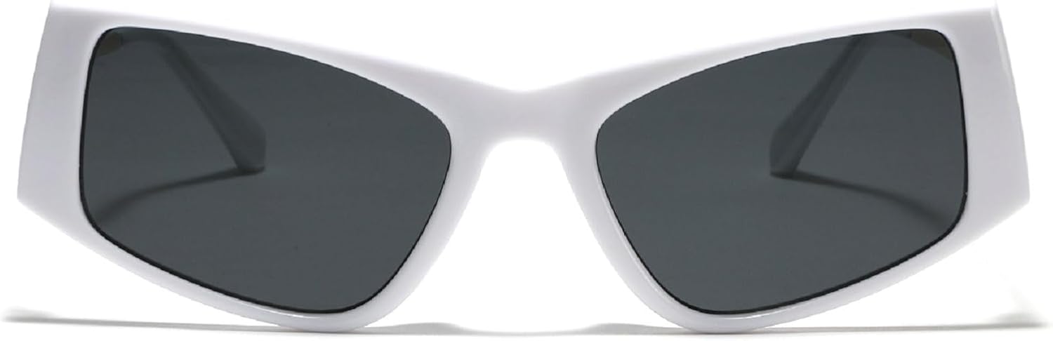 Большие солнцезащитные очки «кошачий глаз» для женщин, модные винтажные милые очки «кошачий глаз», металлические солнцезащитные очки для женщин с защитой от УФ-излучения mincl, White
Большие солнцезащитные очки «кошачий глаз» для женщин, модные винтажные милые очки «кошачий глаз», металлические солнцезащитные очки для женщин с защитой от УФ-излучения mincl, White