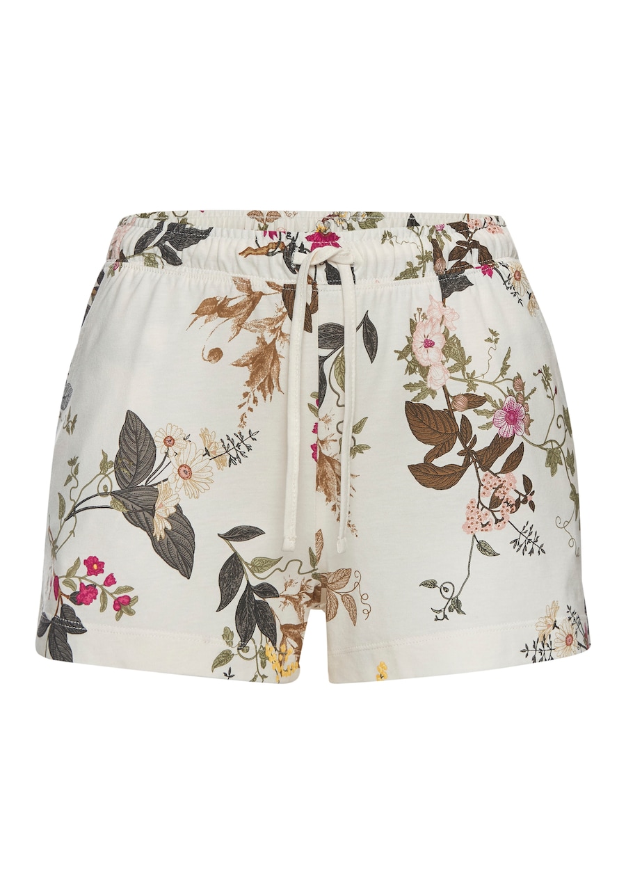 Короткий пижамный комплект LASCANA, белый
Короткий пижамный комплект LASCANA, белый