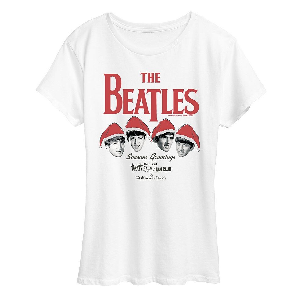 Женская футболка с рисунком The Beatles Christmas Seasons Greetings Licensed Character, белый
Женская футболка с рисунком The Beatles Christmas Seasons Greetings Licensed Character, белый
