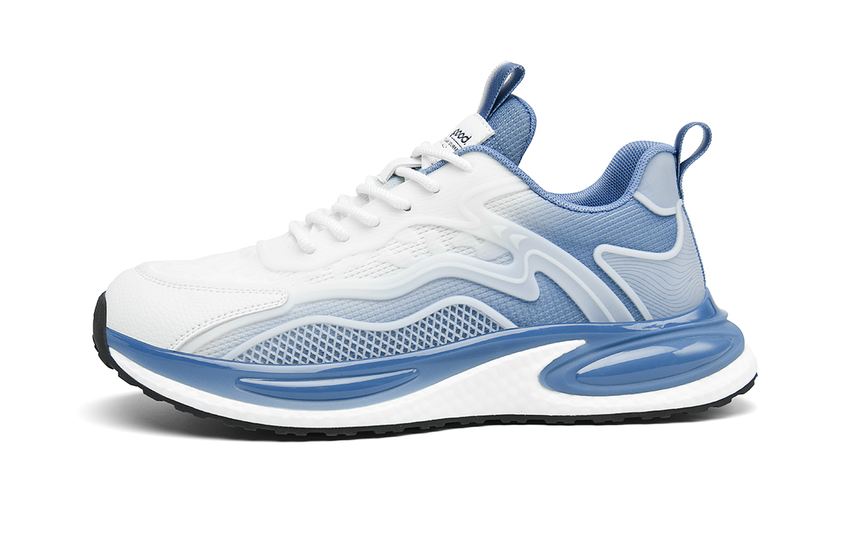 HLA Повседневные туфли мужские низкие, белые, синие/бело-зеленые 
HLA Повседневные туфли мужские низкие, белые, синие/бело-зеленые