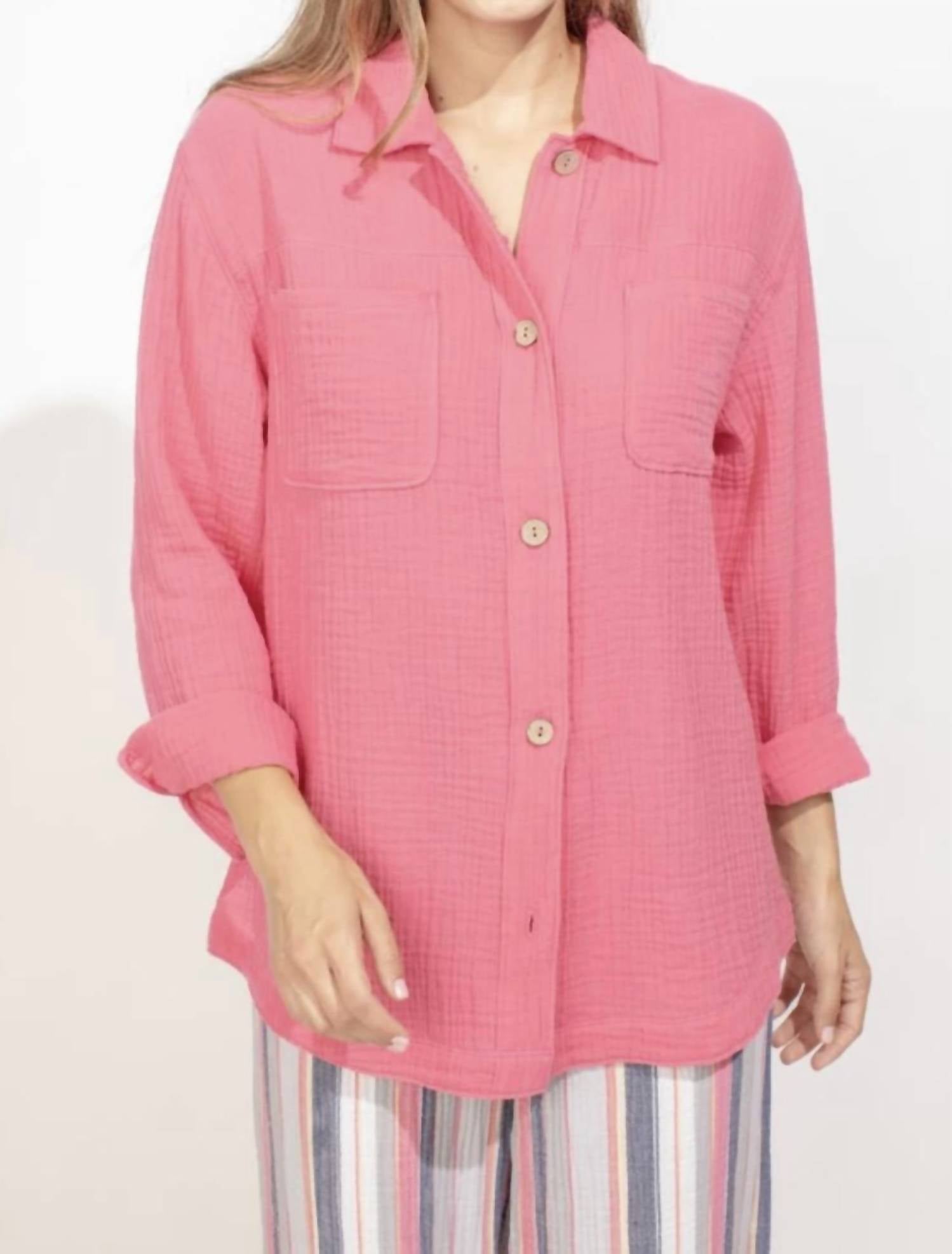 Кабана-рубашка в цвете арбуз ESCAPE BY HABITAT, Watermelon
Кабана-рубашка в цвете арбуз ESCAPE BY HABITAT, Watermelon