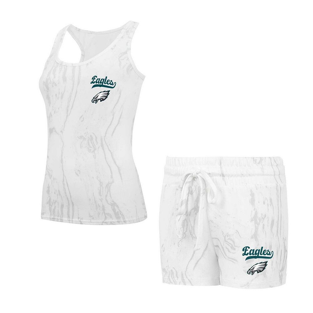 Женский комплект для сна Concepts Sport Philadelphia Eagles Quartz Hacci, вязаная майка и шорты, цвет Eag Beige
Женский комплект для сна Concepts Sport Philadelphia Eagles Quartz Hacci, вязаная майка и шорты, цвет Eag Beige