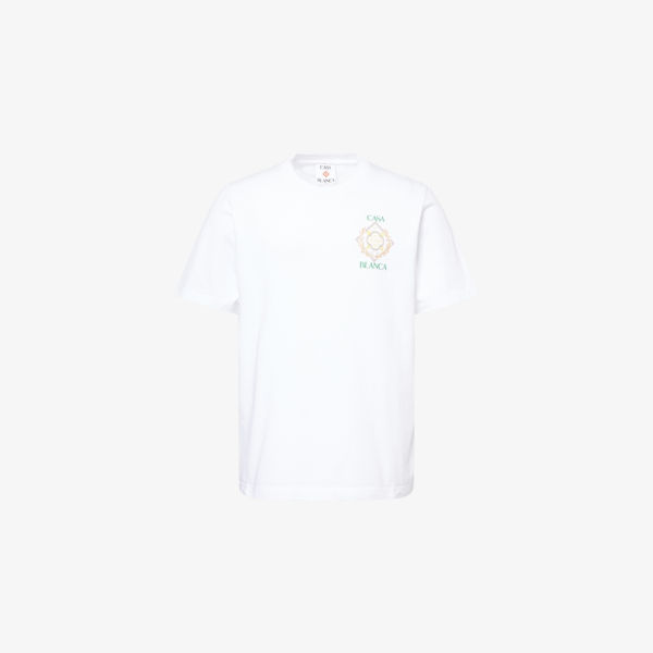 Футболка Casablanca Championship с принтом в виде бриллиантового логотипа, белый
Футболка Casablanca Championship с принтом в виде бриллиантового логотипа, белый