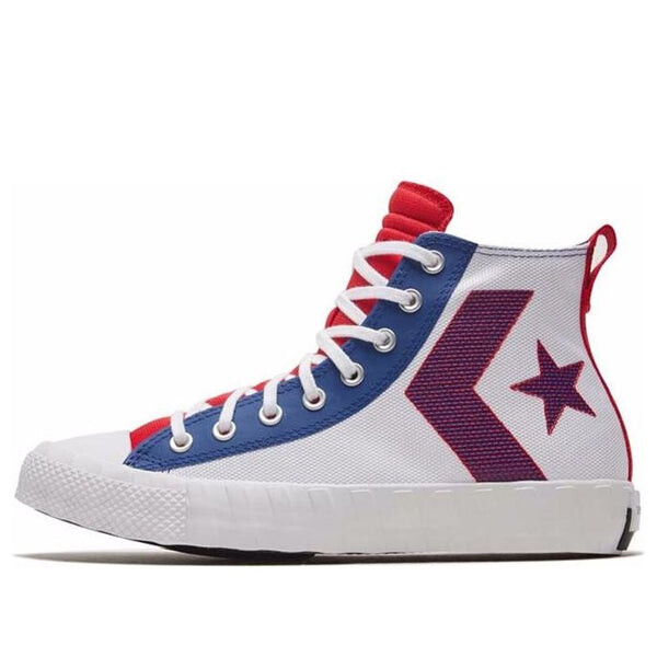 Кроссовки unt1tl3d high 'rush blue red' Converse, белый 
Кроссовки unt1tl3d high 'rush blue red' Converse, белый