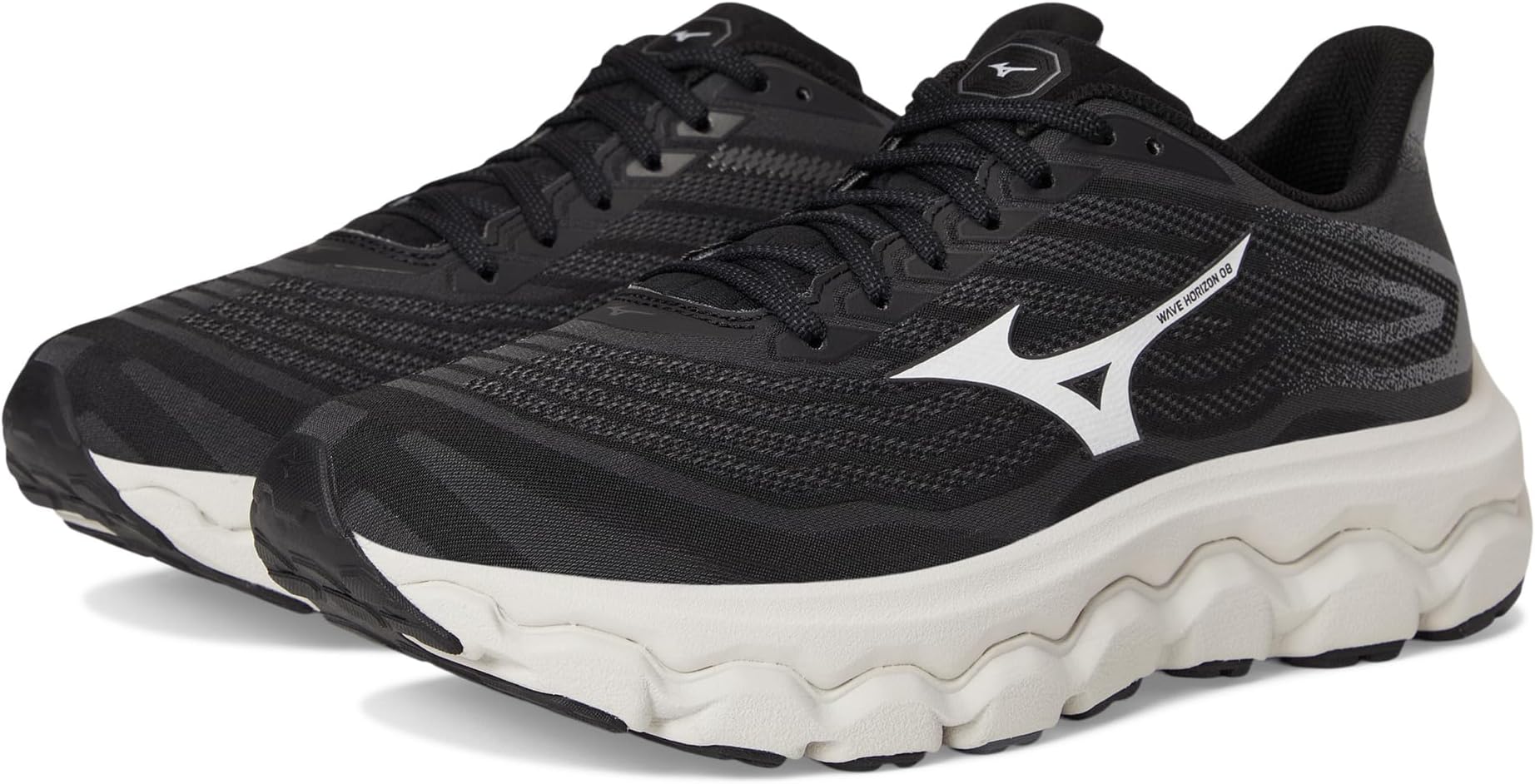 Кроссовки Mizuno Wave Horizon 8, черный/белый
Кроссовки Mizuno Wave Horizon 8, черный/белый