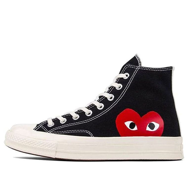 Кроссовки x comme des garcons play chuck 70 hi 'black red' Converse, черный
Кроссовки x comme des garcons play chuck 70 hi 'black red' Converse, черный