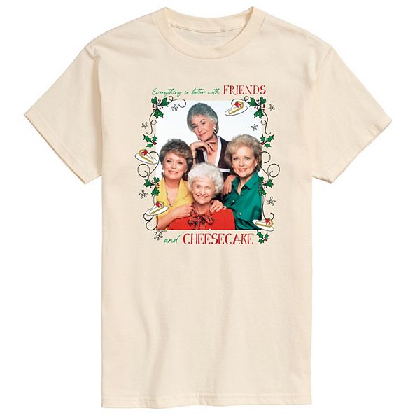 Мужская футболка с принтом Golden Girls Friends & Cheesecake Licensed Character
Мужская футболка с принтом Golden Girls Friends & Cheesecake Licensed Character