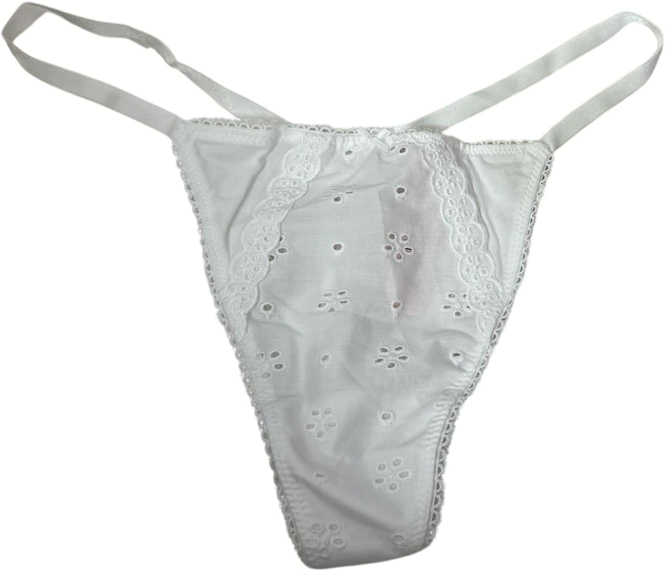 Victoria's Stretch Cotton Eyelet V-String Трусики Цвет White New Victoria's Secret
Victoria's Stretch Cotton Eyelet V-String Трусики Цвет White New Victoria's Secret