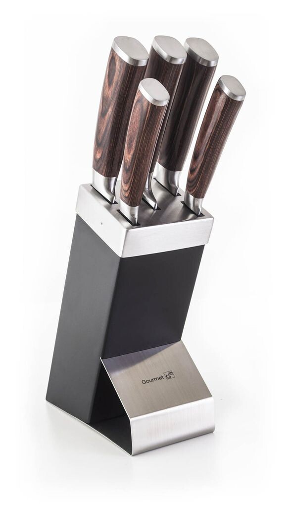 G21 G21 Gourmet Dynamic Набор ножей из 5 предметов. + черный блок из нержавеющей стали G21-60022163
G21 G21 Gourmet Dynamic Набор ножей из 5 предметов. + черный блок из нержавеющей стали G21-60022163