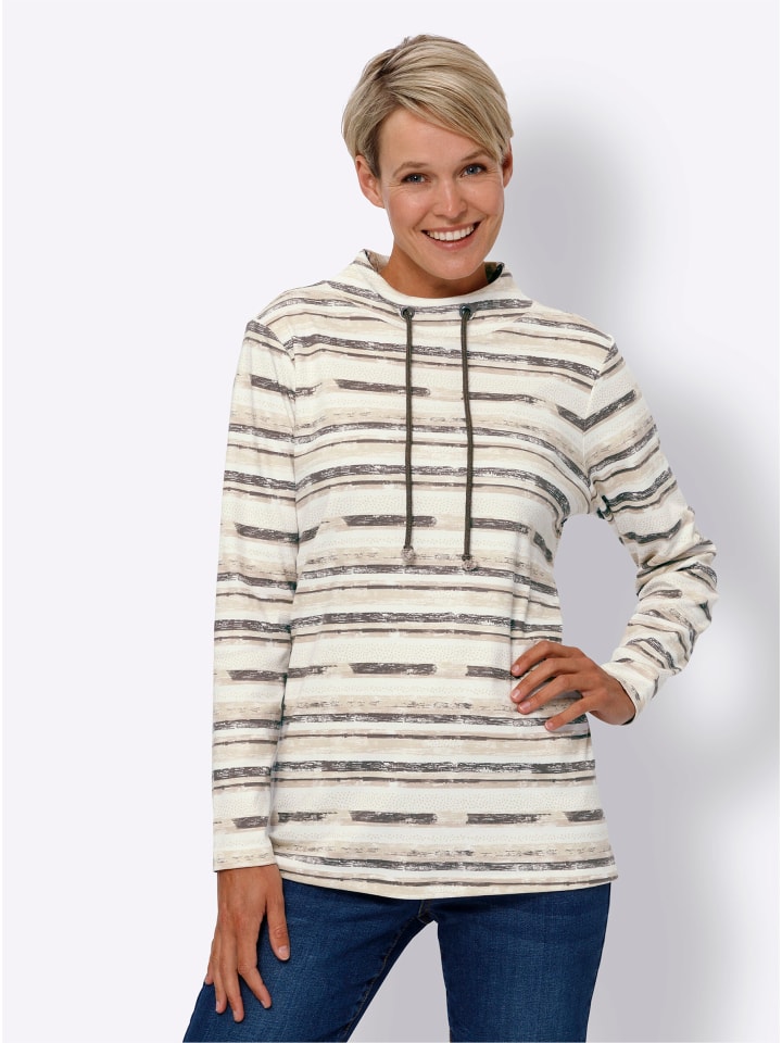 Рубашка с длинными рукавами в бежево-бежевом цвете с принтом Sieh an!
Рубашка с длинными рукавами в бежево-бежевом цвете с принтом Sieh an!