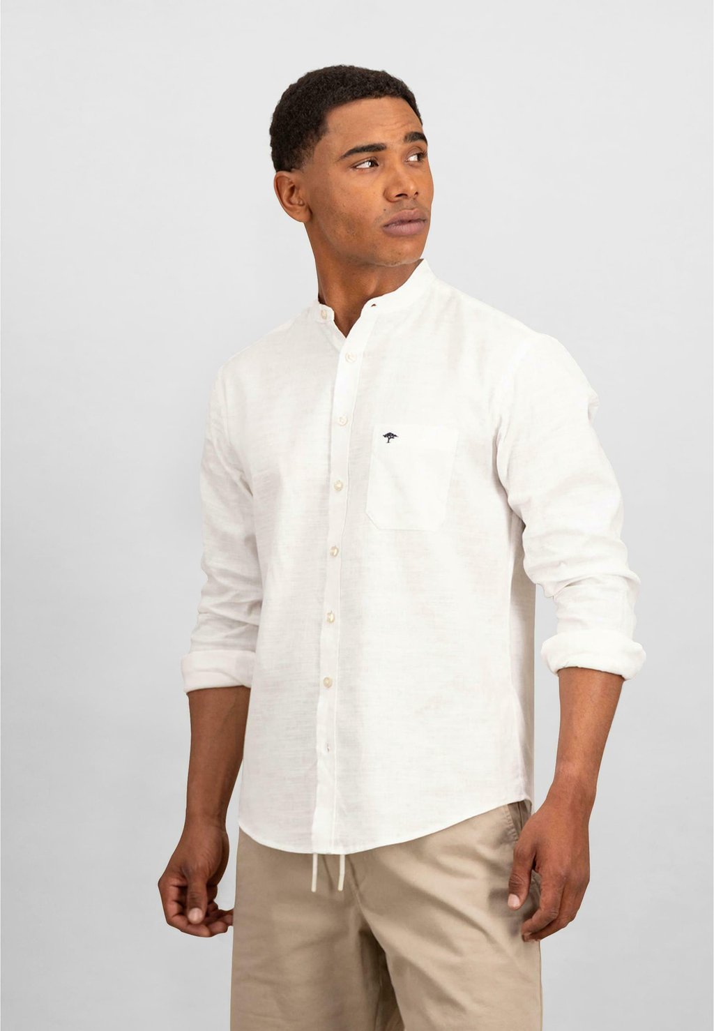 Рубашка SOLID STAND-UP Fynch-Hatton, белый 
Рубашка SOLID STAND-UP Fynch-Hatton, белый