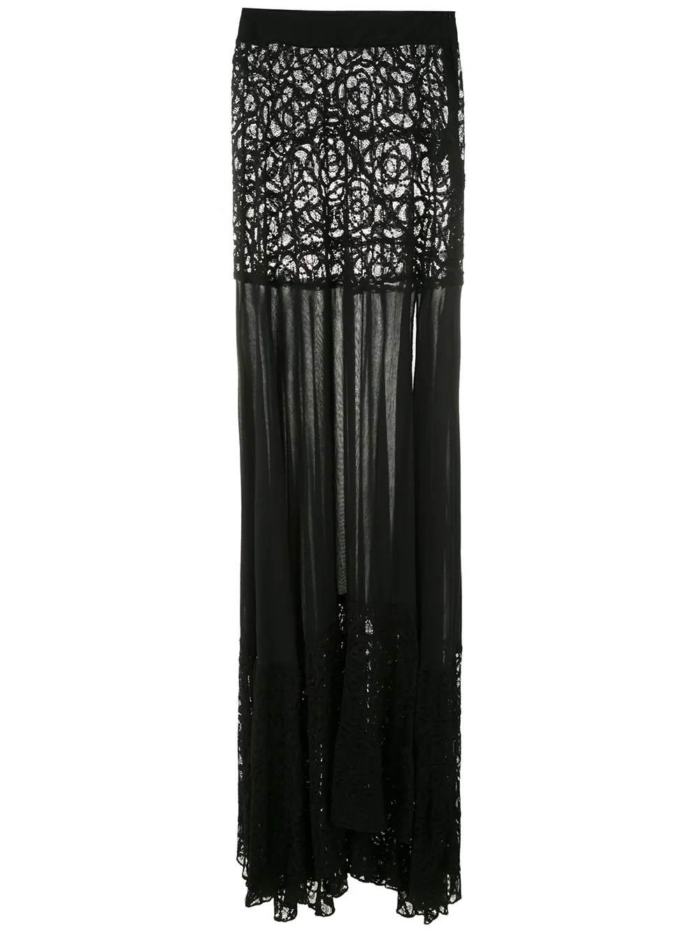 Юбка макси с кружевом Amir Slama, черный
Юбка макси с кружевом Amir Slama, черный