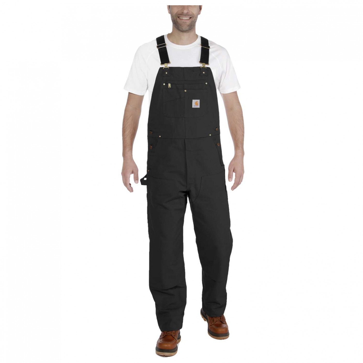 Повседневные брюки Carhartt Bib Overall, черный 
Повседневные брюки Carhartt Bib Overall, черный