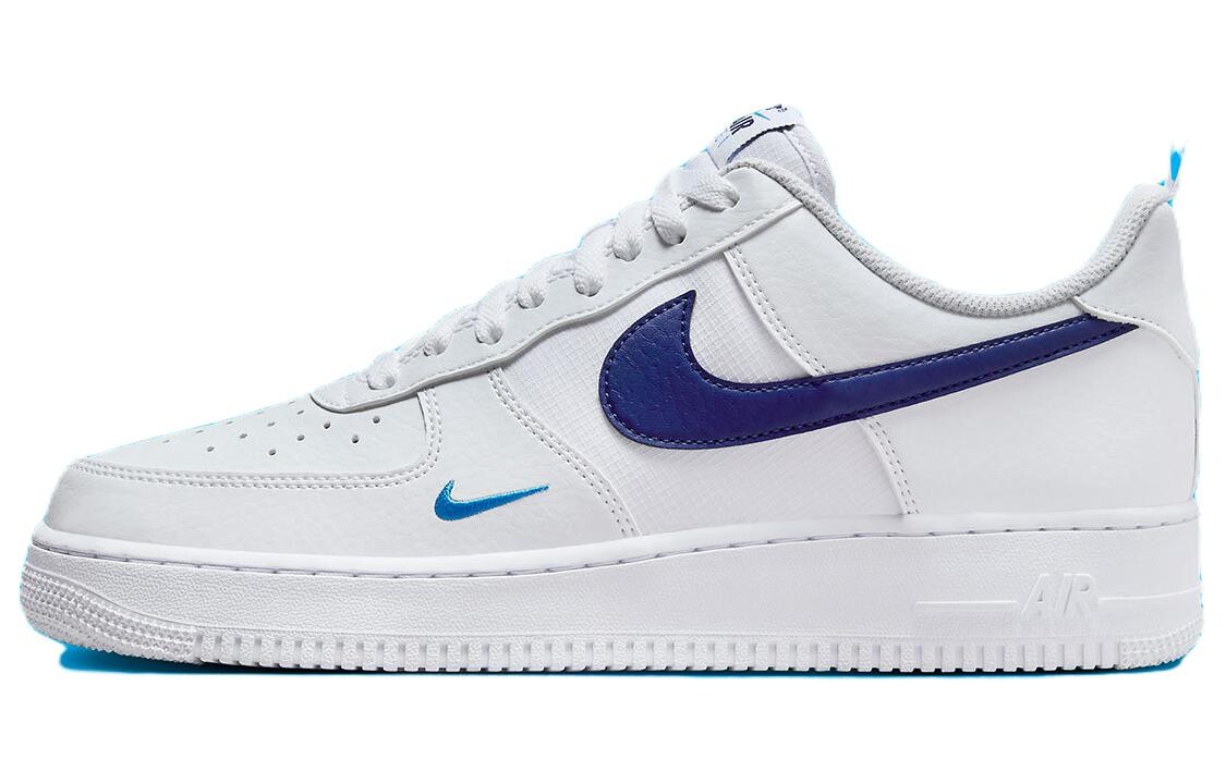 Мужские кроссовки для скейтбординга Nike Air Force 1, White/Blue 
Мужские кроссовки для скейтбординга Nike Air Force 1, White/Blue