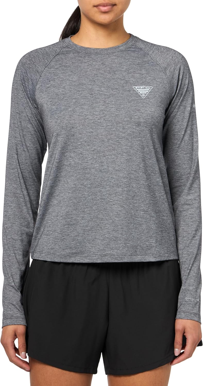 Футболка Columbia Womens PFG Uncharted Knit Long Sleeve, Shark Heather
Футболка Columbia Womens PFG Uncharted Knit Long Sleeve, Shark Heather