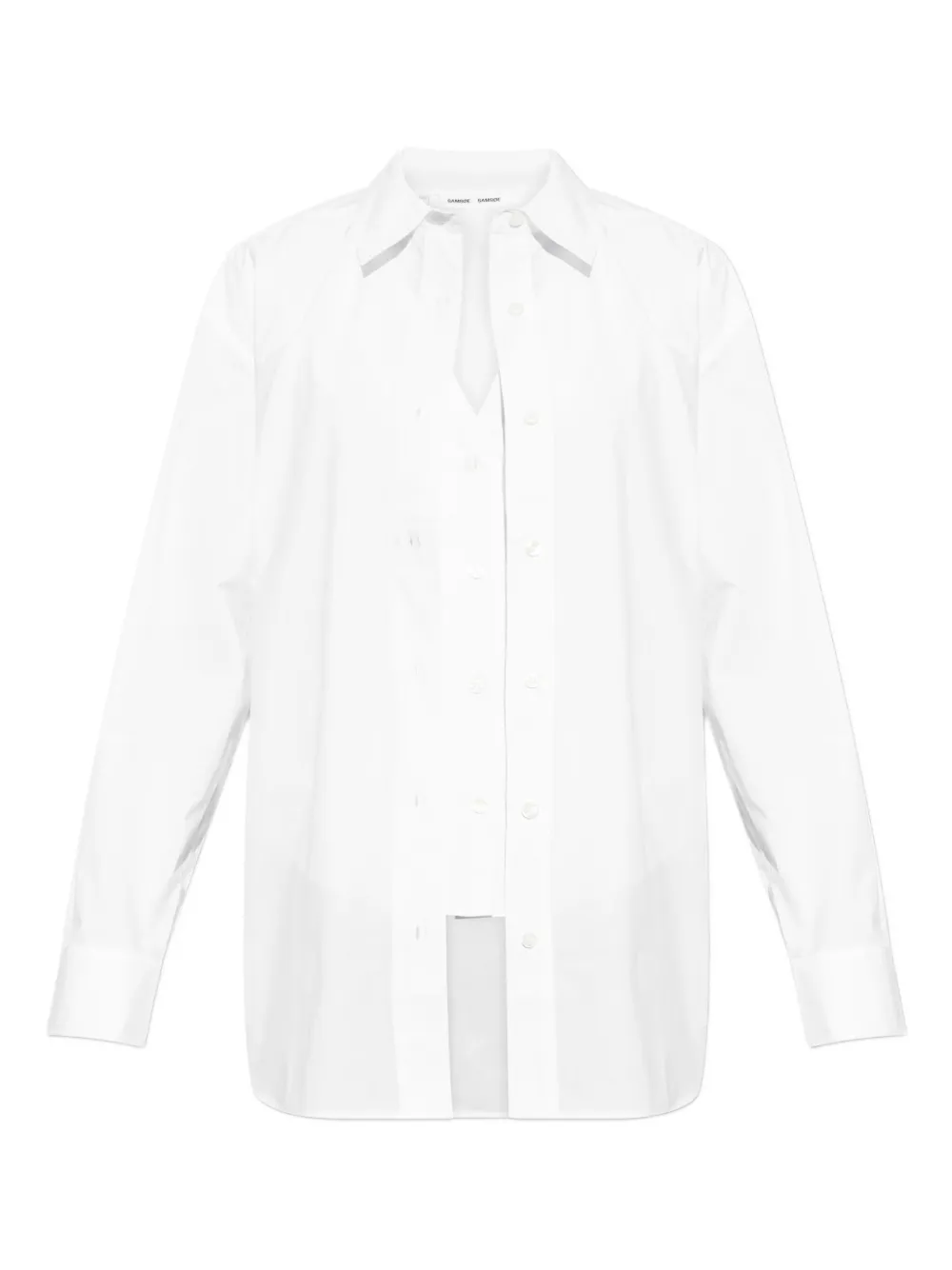 Рубашка Samoon с поясом Samsoe Samsoe, белый
Рубашка Samoon с поясом Samsoe Samsoe, белый