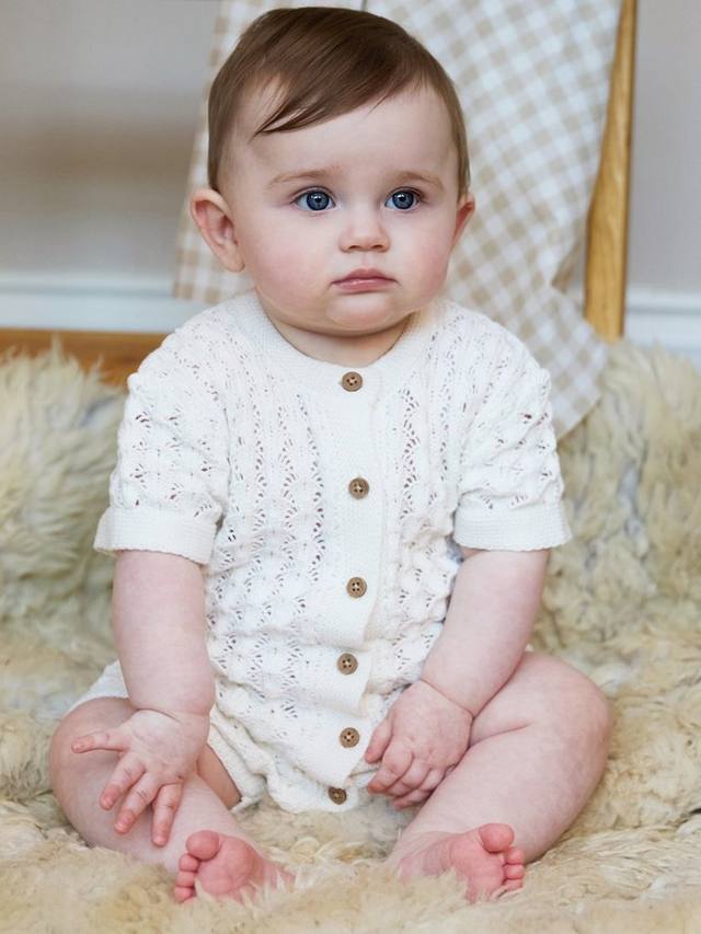 Детский хлопковый ромпер в стиле пойнтель The Little Tailor, Cream
Детский хлопковый ромпер в стиле пойнтель The Little Tailor, Cream