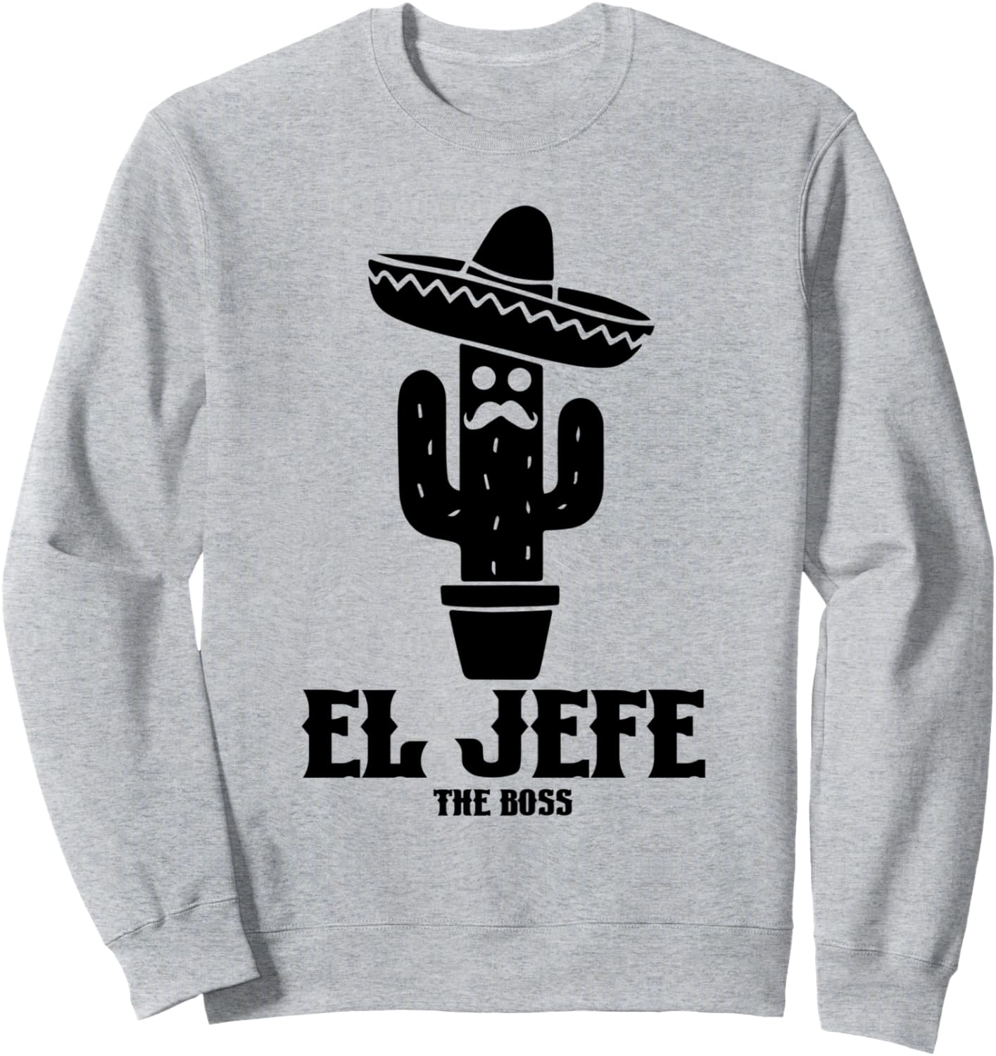 Толстовка El Jefe The Boss (на испанском) - забавная мексиканская цитата The Boss Funny Shop, серый
Толстовка El Jefe The Boss (на испанском) - забавная мексиканская цитата The Boss Funny Shop, серый