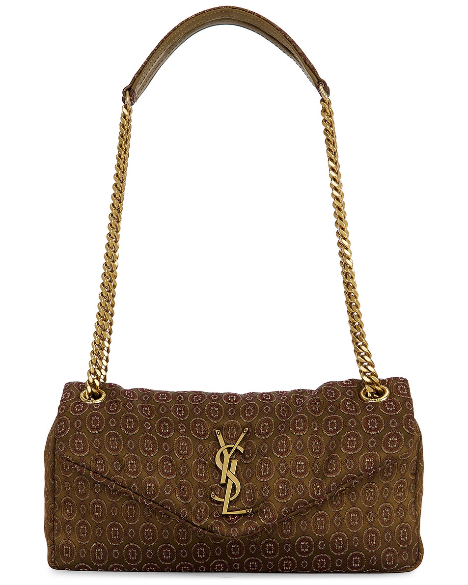 Маленькая сумка-цепочка Calypso Saint Laurent, Military & Red
Маленькая сумка-цепочка Calypso Saint Laurent, Military & Red